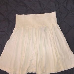 H&M cream skirt